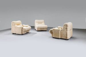 PADOVANO FELIX E GUARNACCI EMILIO - Tre poltrone mod. Rezia