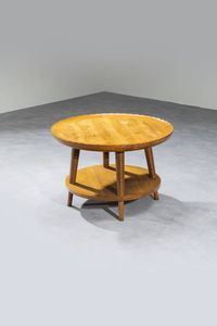 PIER LUIGI COLLI - Tavolino in legno di varie essenze. Anni '50 cm 55z81 5