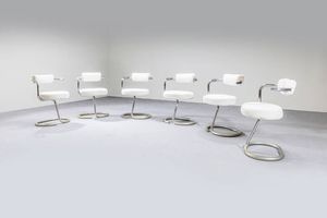 GIOTTO STOPPINO - Sei sedie mod. Cobra