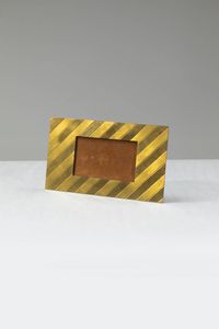 Gabriella Crespi - Cornice in ottone  firmata al retro. Anni '70 cm 18x32 5