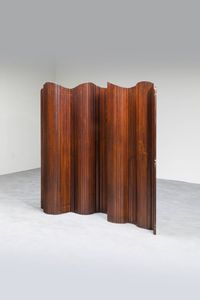 PRODUZIONE ITALIANA - Paravento arrotolabile in legno di pino. h cm 150