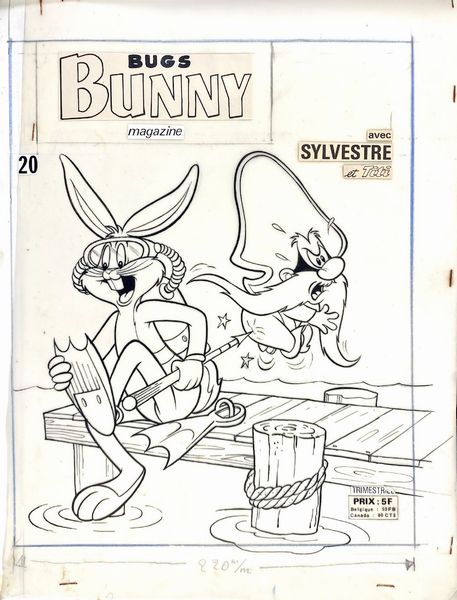 Warner Bros Studio : Bugs Bunny Magazine  - Asta Fumetti d'Autore - Associazione Nazionale - Case d'Asta italiane