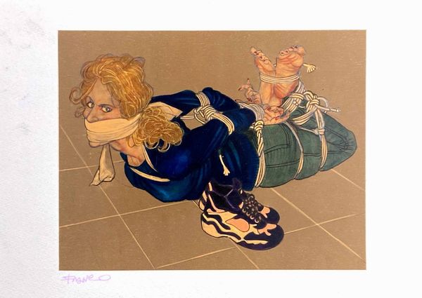 Franco Saudelli : Bondage con scarpe  - Asta Fumetti d'Autore - Associazione Nazionale - Case d'Asta italiane