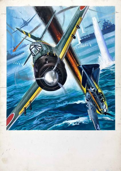 Achille Picco : Caccia Zero  - Asta Fumetti d'Autore - Associazione Nazionale - Case d'Asta italiane