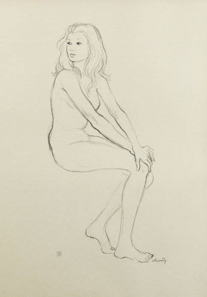 LORENZO ALESSANDRI Torino 1927 - 2000 Giaveno (TO) : Sude 10.9.79 -8/11-  - Asta  Dipinti, argenti e antiquariato - Associazione Nazionale - Case d'Asta italiane