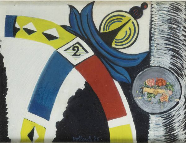 CARLO HOLLESCH Pola (Jugoslavia) 1926 - 1978 Venezia : 2 Spade anniversario 1965  - Asta  Dipinti, argenti e antiquariato - Associazione Nazionale - Case d'Asta italiane