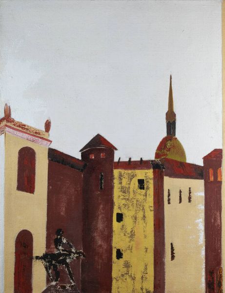 CLAUDIO MOLINARI Torino 1973 : Torino Piazza Castello   2005  - Asta  Dipinti, argenti e antiquariato - Associazione Nazionale - Case d'Asta italiane