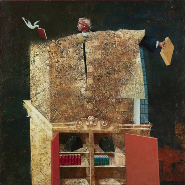 ANGELO PALAZZIN Casalpusterlengo (LO) 1953 : Un'intuizione che far giurisprudenza...  - Asta  Dipinti, argenti e antiquariato - Associazione Nazionale - Case d'Asta italiane