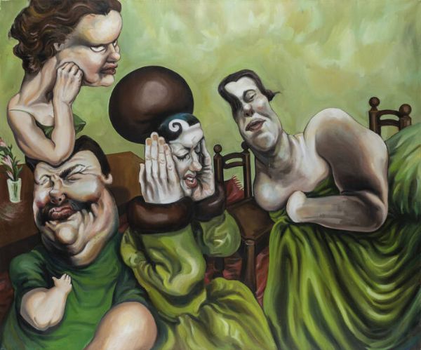 GRETA BISANDOLA Padova 1976 : Pensieri pesanti da sopportare  luglio 2007  - Asta  Dipinti, argenti e antiquariato - Associazione Nazionale - Case d'Asta italiane