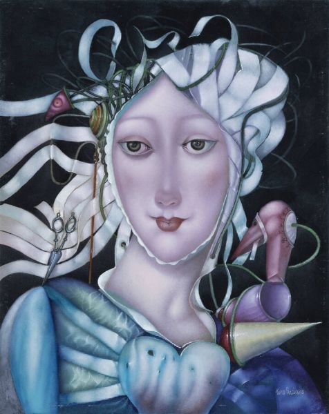 TIN LUCIANO Carbonia (CI) 1953 : Celato  - Asta  Dipinti, argenti e antiquariato - Associazione Nazionale - Case d'Asta italiane