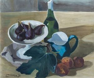 LODOVICO MORANDO 1917 - 1987 - Natura morta 1973