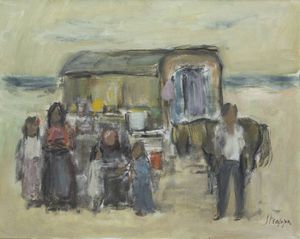 LEONARDO STROPPA Torino 1900 - 1991 - Zingari