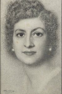 MARIO REVIGLIONE Torino 1883 - 1965 - Volto femminile