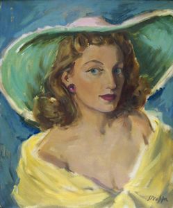 LEONARDO STROPPA Torino 1900 - 1991 - Modella