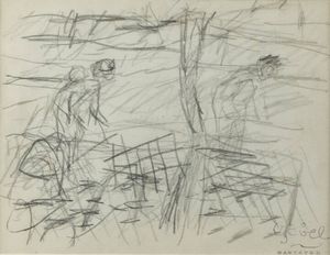 BELA CZOBEL Budapest 1883 - 1976 - Senza titolo