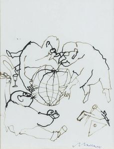 MINO MACCARI Siena (SI) 1898 - 1989 Roma - Figure