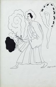 RICARDO OPISSO Terragona (Spagna) 1880 - 1966 Barcellona (Spagna) - Figura