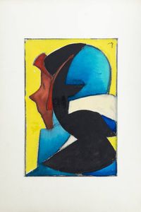 GOLIA (Eugenio Colmo) Torino 1885 - 1967 - Cappuccetto blu 1961