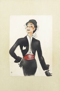 GOLIA (Eugenio Colmo) Torino 1885 - 1967 - La velettina 1954