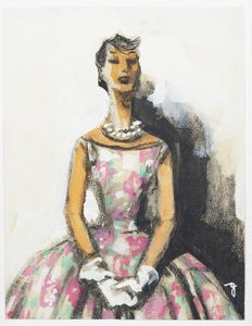 GOLIA (Eugenio Colmo) Torino 1885 - 1967 - Rosalinda 1960