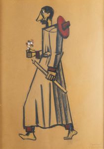 PIETRO MORANDO Alessandria 1892 - 1980 - Il fratellone