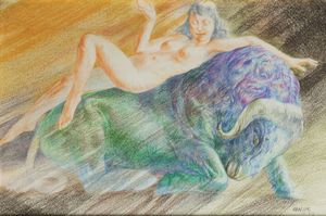 ABACUC (Silvano Gilardi) Torino 1933 - La marritosa 1972