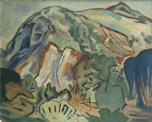 EDGARDO CORBELLI Torino 1918 - 1989 - La cava Trana 1952