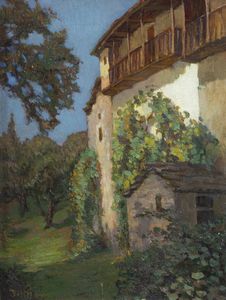 PITTORE NON IDENTIFICATO - Casolare di campagna