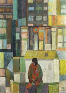 CARLO LORO Lonigo (VI) 1915 - 2002 Torino - Ferragosto ante 1967