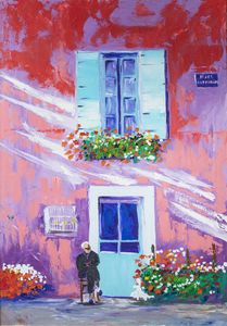 MARIO BERRINO Alassio (SV) 1920 - 2011 - La siesta  1989