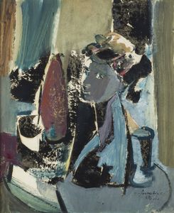 LUCIANO PROVERBIO Alessandria 1936 - 2009 Torino - Studio 1961