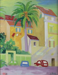 ERMANNO POLITI Velletri (RM) 1910 - 1993 Torino - Case a Loano