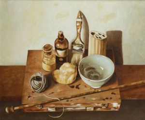 LUIGI BARATTA Torino 1951 - Natura morta 1999