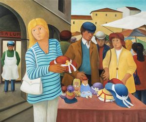 ROBERTO MASI Firenze 1940 - 2011 - Mercatino delle cose d'epoca a Greve