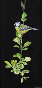 MARCO RAMASSO Torino-1964 - Uccellino sul ramo