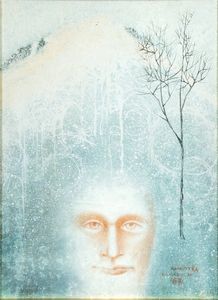 GIOVANNI MACCIOTTA Torino 1927 - 1993 Coassolo (TO) - Figura Coassolo 1967