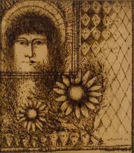 GIOVANNI MACCIOTTA Torino 1927 - 1993 Coassolo (TO) - Dalla finestra 1968