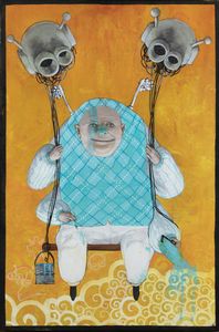 PITTORE ANONIMO - Sull'altalena