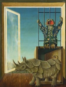 HELMUT FETZ BREGENZ Thringen (Austria) 1928 - 2010 Ried (Austria) - Rynoceros 1974