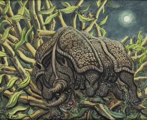 GUIDO COVILI Pavullo nel Frignano (MO) 1918  2005 - Rinoceronte