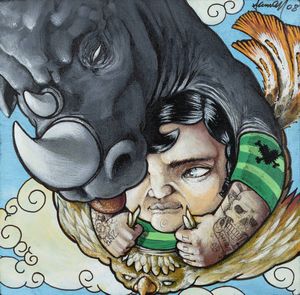 RABODIGA Saragoza 1983 - Rinoceronte sulle spalle 2008