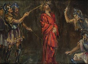 PIER ANTONIO GARIAZZO Torino 1879 - 1964 - Ges incoronato 1953