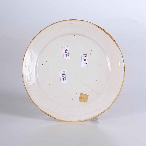 Piccolo piatto<BR>Castelli, terzo quarto del XVIII secolo<BR>  - Asta Maioliche e Porcellane - Associazione Nazionale - Case d'Asta italiane