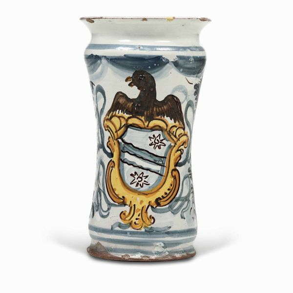 Albarello<BR>Napoli, 1793  - Asta Maioliche e Porcellane - Associazione Nazionale - Case d'Asta italiane