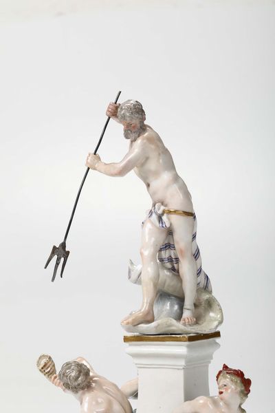 Gruppo<BR>Manifattura di Carlo di Borbone, Capodimonte o Buen Retiro, 1750-1770 circa<BR><BR>  - Asta Maioliche e Porcellane - Associazione Nazionale - Case d'Asta italiane