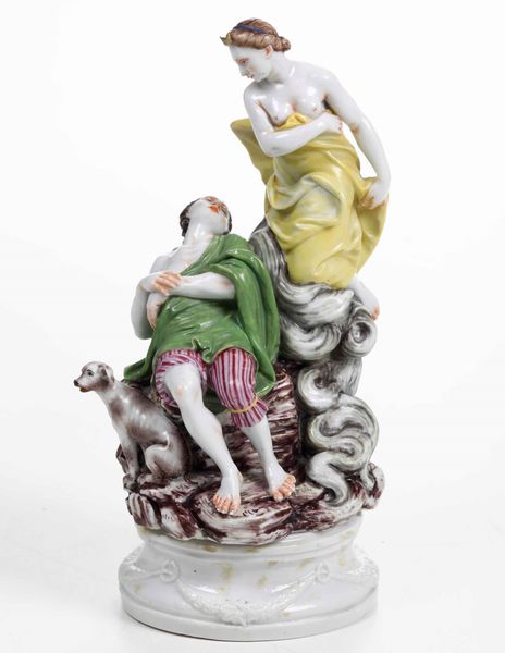 Gruppo <BR>Venezia, Manifattura Cozzi, 1767-1773<BR><BR>  - Asta Maioliche e Porcellane - Associazione Nazionale - Case d'Asta italiane