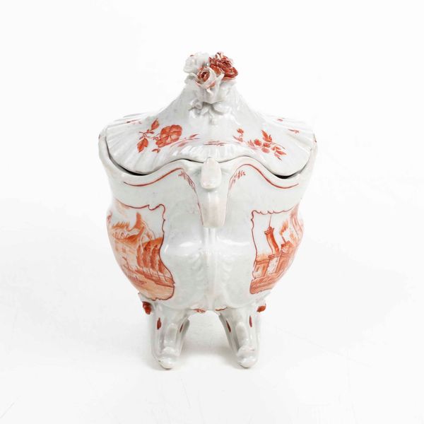 Zuccheriera<BR>Nove, Manifattura Antonibon, verso il 1770 circa  - Asta Maioliche e Porcellane - Associazione Nazionale - Case d'Asta italiane