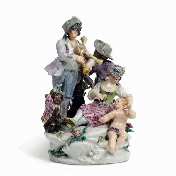 Gruppo<BR>Nove, Manifattura Antonibon, gestione Parolin, 1781-1802<BR><BR>  - Asta Maioliche e Porcellane - Associazione Nazionale - Case d'Asta italiane