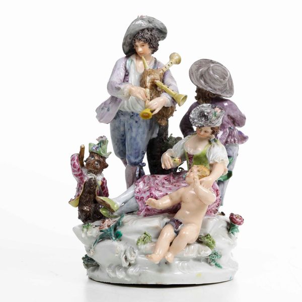 Gruppo<BR>Nove, Manifattura Antonibon, gestione Parolin, 1781-1802<BR><BR>  - Asta Maioliche e Porcellane - Associazione Nazionale - Case d'Asta italiane