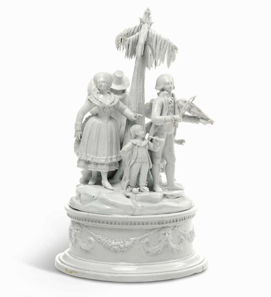 Grande gruppo<BR>Nove, Manifattura Antonibon, gestione Parolin, 1781-1802<BR><BR>  - Asta Maioliche e Porcellane - Associazione Nazionale - Case d'Asta italiane